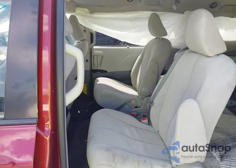 2012 Toyota Sienna Le V6 8 Passenger from USA, damaged, VIN 5TDKK3DC2CS238720